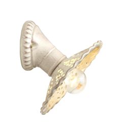 2259 LAMPADA DA PARETE RUSTICA 2 MISURE PRODOTTA IN TERRACOTTA TRAFORATA FINITURA ANTICATA MADE IN ITALY 2