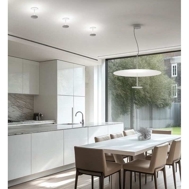 STILO LAMPADA DA INCASSO D10 CM IN ALLUMINIO 5 COLORI LED 15W LUCE 2700K E 3000K DESIGN MODERNO