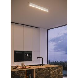 SATORI PLAFONIERA BIANCA O NERA IN 2 MISURE LED INTEGRATO LUCE 2700K-3000K DIMMERABILE MADE IN ITALY