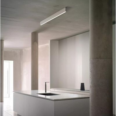 SATORI PLAFONIERA BIANCA O NERA IN 2 MISURE LED INTEGRATO LUCE 2700K-3000K DIMMERABILE MADE IN ITALY