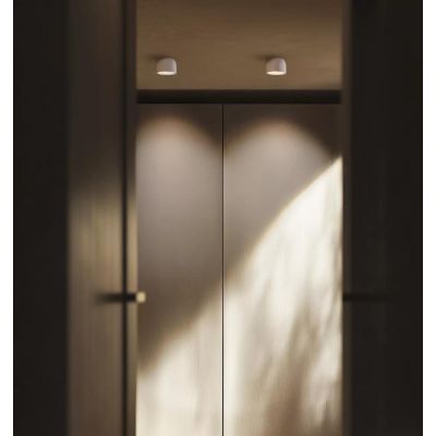 OUTLOOK PLAFONIERA D12 CM BIANCA ORIENTABILE IP40 LED 11W LUCE 2700K-3000K MODERNA MADE IN ITALY