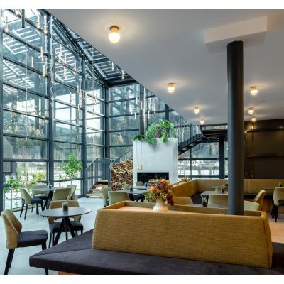 ROSSINI PICCOLA PLAFONIERA LED 7W LUCE 2700K-3000K ALLUMINIO 4 COLORI MODERNA MADE IN ITALY