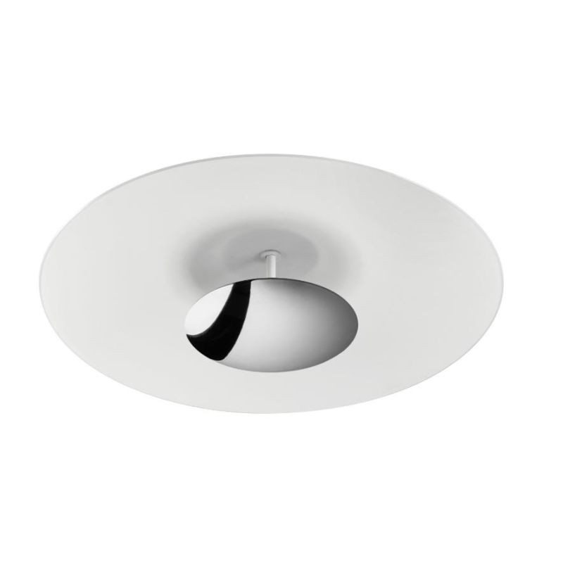 HORIZON PLAFONIERA MODERNA LED 34W LUCE 3000K CON DETTAGLI ORO O CROMO DELLA LINEA LIGHT Linea Light - Cristalensi Shop Online