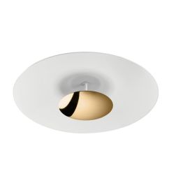 HORIZON PLAFONIERA MODERNA LED 34W LUCE 3000K CON DETTAGLI ORO O CROMO DELLA LINEA LIGHT Linea Light - Cristalensi Shop Online