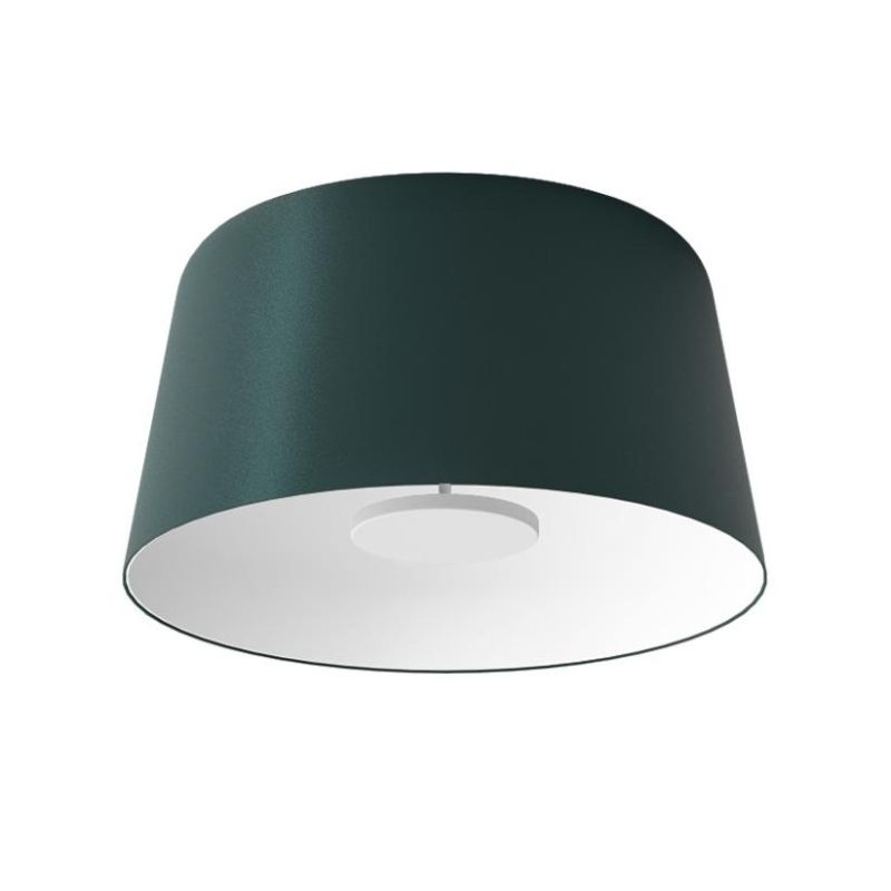 DELFI PLAFONIERA MODERNA D45 CM IN ALLUMINIO 5 COLORI LED 22W LUCE 2700K E 3000K MADE IN ITALY
