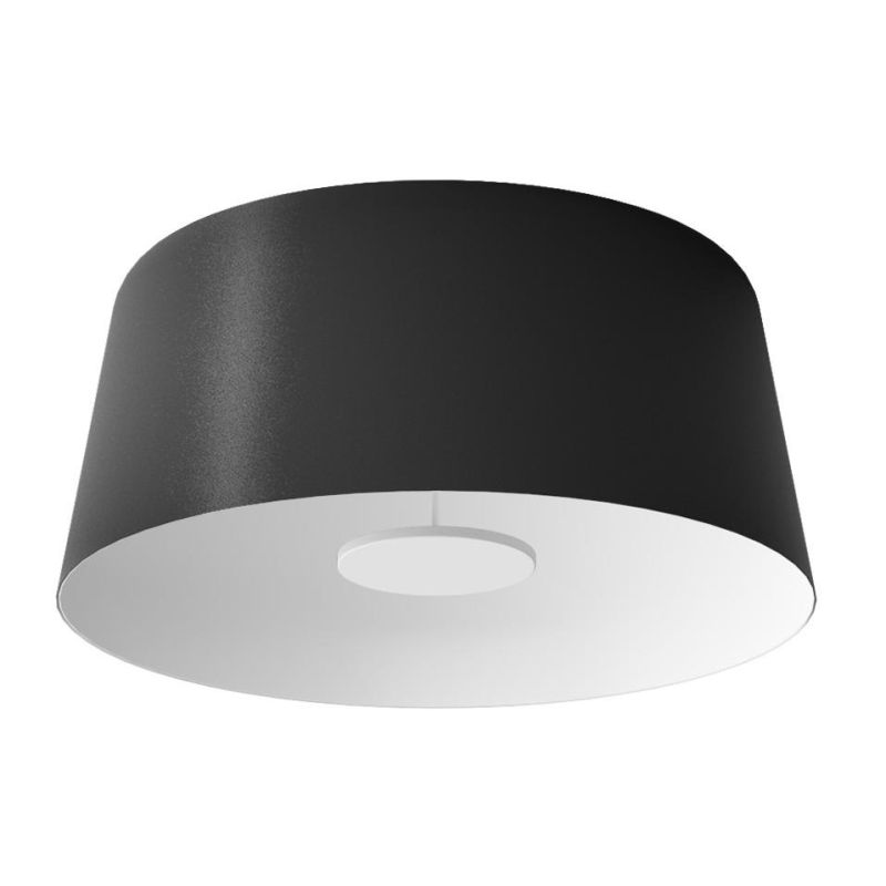 DELFI PLAFONIERA MODERNA D65 CM IN ALLUMINIO 5 COLORI LED 35W LUCE 2700K E 3000K MADE IN ITALY