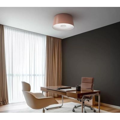 DELFI PLAFONIERA MODERNA D65 CM IN ALLUMINIO 5 COLORI LED 35W LUCE 2700K E 3000K MADE IN ITALY