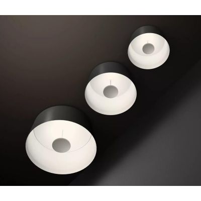 DELFI PLAFONIERA MODERNA D65 CM IN ALLUMINIO 5 COLORI LED 35W LUCE 2700K E 3000K MADE IN ITALY