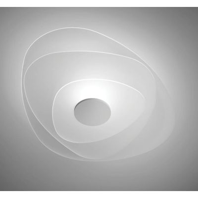 JOINT PLAFONIERA MODERNA IN METALLO BIANCO LED 32W LUCE 2700K E 3000K MADE IN ITALY LINEA LIGHT