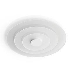 JOINT PLAFONIERA ROTONDA IN METALLO BIANCO LED 32W LUCE 2700K E 3000K MADE IN ITALY MODERNA LINEA LIGHT