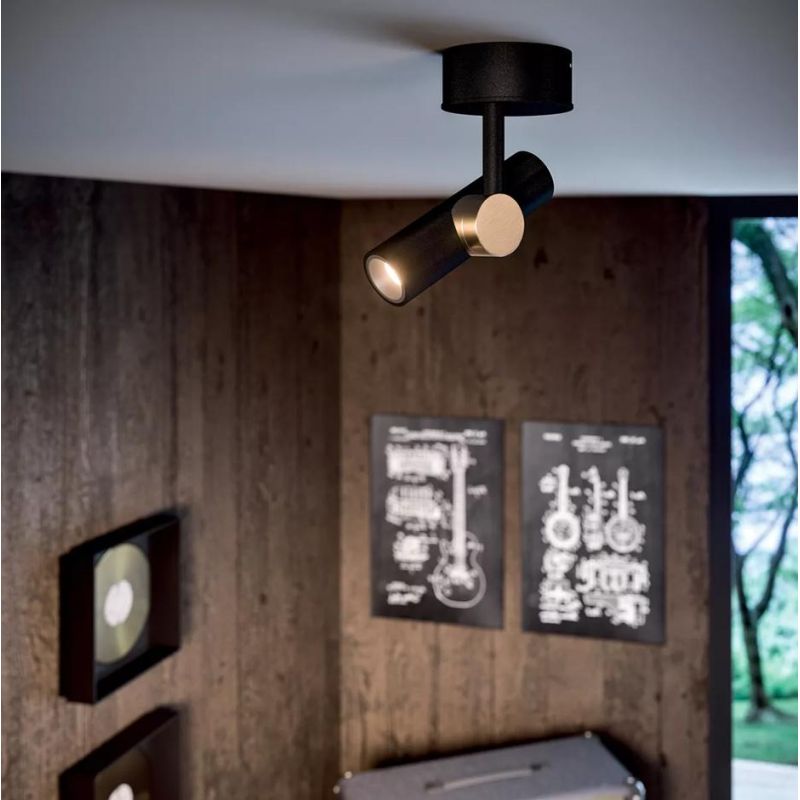 GOOSE APPLIQUE FARETTO ORIENTABILE LED 11W LUCE 2700K-3000K 4 FINITURE COLORE MADE IN ITALY MODERNA