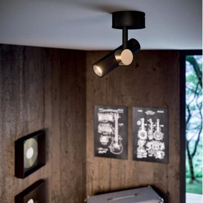 GOOSE APPLIQUE FARETTO ORIENTABILE LED 11W LUCE 2700K-3000K 4 FINITURE COLORE MADE IN ITALY MODERNA