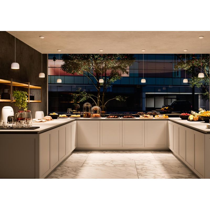 OUTLOOK SOSPENSIONE SINGOLA ALLUMINIO BIANCO LED 11W LUCE 2700K-3000K MODERNA MADE IN ITALY