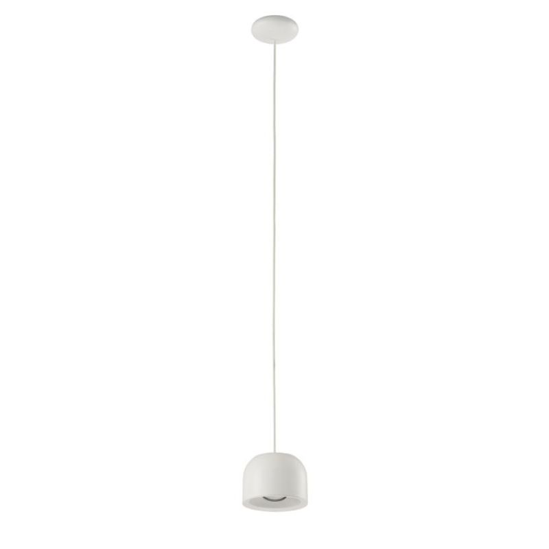 OUTLOOK SOSPENSIONE SINGOLA ALLUMINIO BIANCO LED 11W LUCE 2700K-3000K MODERNA MADE IN ITALY