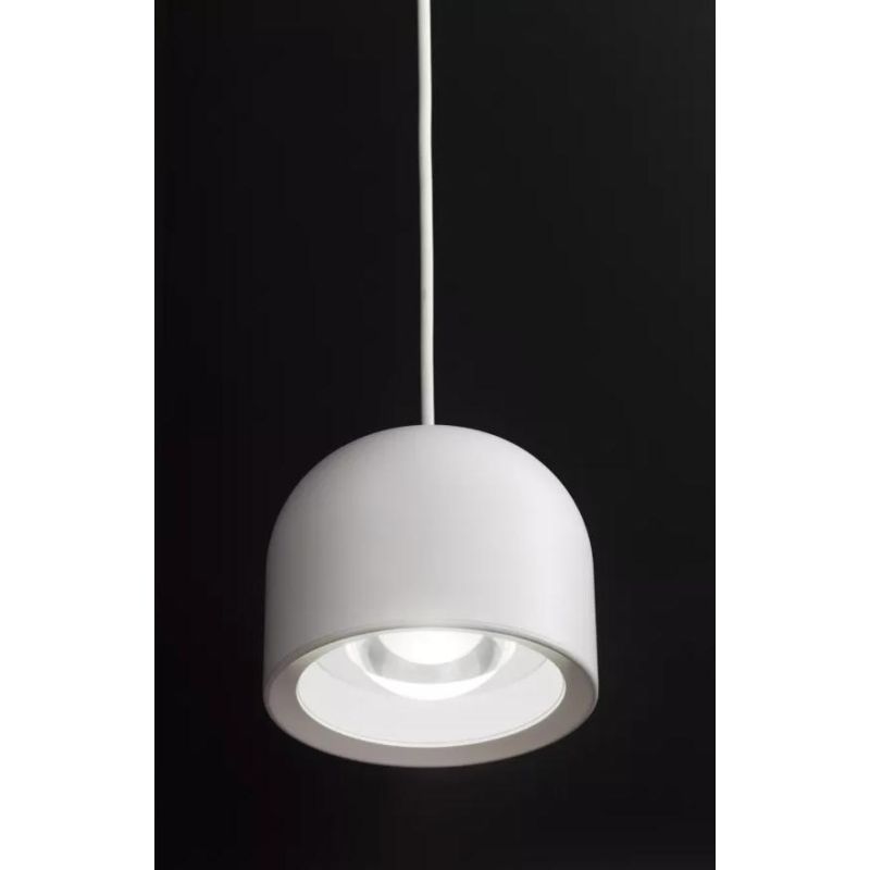 OUTLOOK SOSPENSIONE SINGOLA ALLUMINIO BIANCO LED 11W LUCE 2700K-3000K MODERNA MADE IN ITALY
