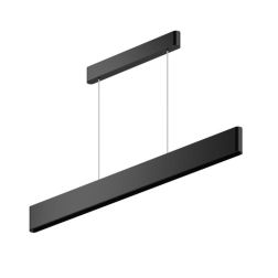 SATORI SOSPENSIONE LINEARE IN 2 MISURE LED INTEGRATO LUCE 2700K-3000K DIMMERABILE BIANCA O NERA MADE IN ITALY 2