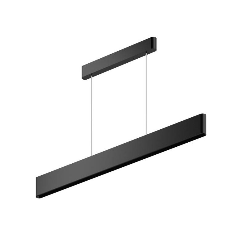 SATORI SOSPENSIONE LINEARE IN 2 MISURE LED INTEGRATO LUCE 2700K-3000K DIMMERABILE BIANCA O NERA MADE IN ITALY