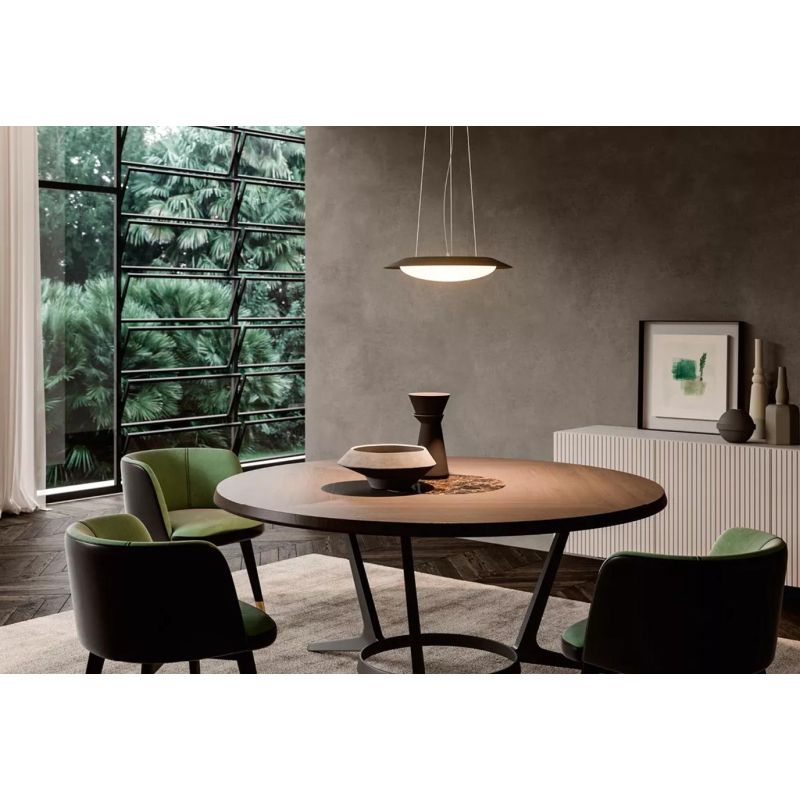 CREW 1 LAMPADARIO A SOSPENSIONE A LED IN 3 MISURE ANTRACITE,BIANCO E BRONZO LUCE 3000K MODERNA DI LINEA LIGHT