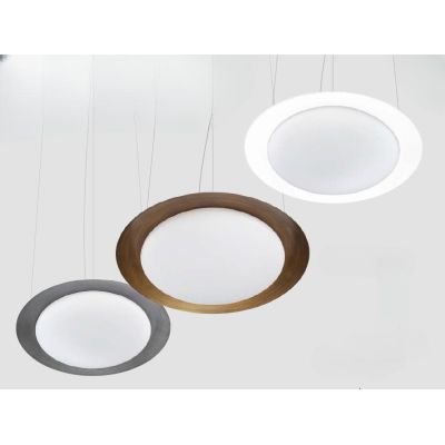 CREW 1 LAMPADARIO A SOSPENSIONE A LED IN 3 MISURE ANTRACITE,BIANCO E BRONZO LUCE 3000K MODERNA DI LINEA LIGHT