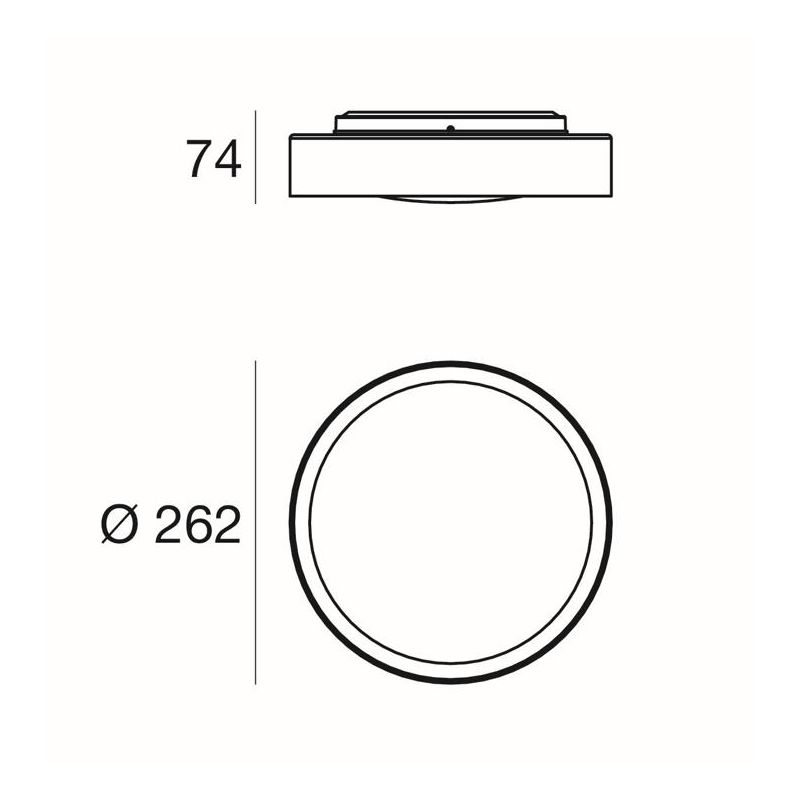 CREW 2 LAMPADARIO A SOSPENSIONE D26 CM 5 COLORI LED 11W LUCE 3000K DESIGN MODERNO DI LINEA LIGHT