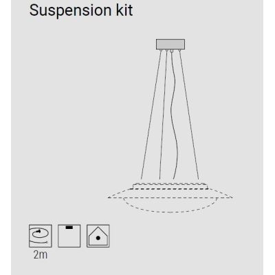 CREW 2 LAMPADARIO A SOSPENSIONE D33 CM 5 COLORI LED 14W LUCE 3000K DESIGN MODERNO DI LINEA LIGHT