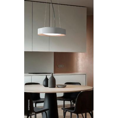 CREW 2 LAMPADARIO A SOSPENSIONE D40 CM 5 COLORI LED 21W LUCE 3000K DESIGN MODERNO DI LINEA LIGHT