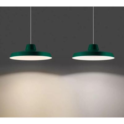 MIGUEL LAMPADARIO A SOSPENSIONE D40 CM IN 6 COLORI LED 10W LUCE 2700K-3000K STILE VINTAGE DELLA LINEA LIGHT