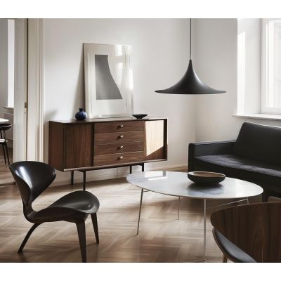 MORGANA LAMPADARIO A SOSPENSIONE D47 CM IN 5 COLORI CON DETTAGLI NICHEL MODERNO LAMPADINA E27 LINEA LIGHT