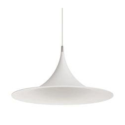 MORGANA LAMPADARIO A SOSPENSIONE D47 CM IN 5 COLORI CON DETTAGLI NICHEL MODERNO LAMPADINA E27 LINEA LIGHT 2
