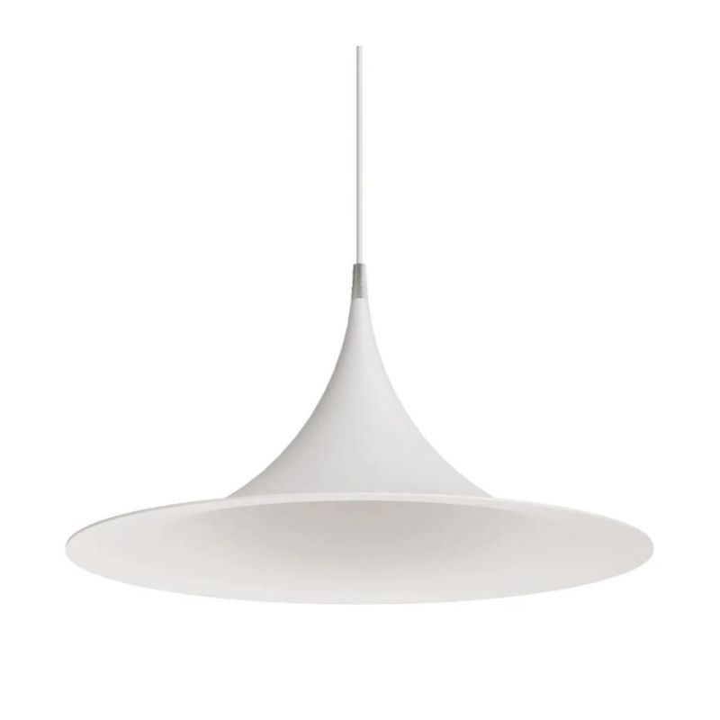 MORGANA LAMPADARIO A SOSPENSIONE D47 CM IN 5 COLORI CON DETTAGLI NICHEL MODERNO LAMPADINA E27 LINEA LIGHT