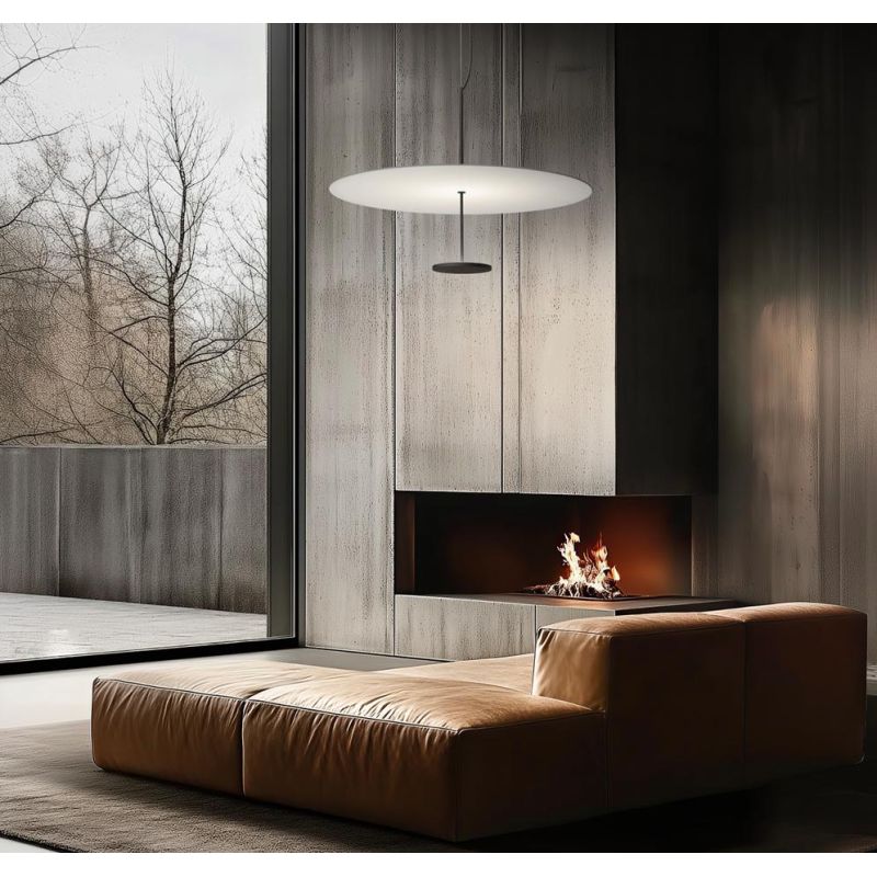 STILO LAMPADARIO A SOSPENSIONE D34 CM 5 COLORI LED 13W LUCE 2700K-3000K DESIGN MODERNO LINEA LIGHT