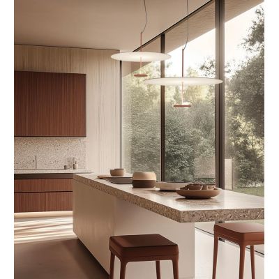 STILO LAMPADARIO A SOSPENSIONE D74 CM LED 21W LUCE 2700K-3000K 5 COLORI DESIGN MODERNO LINEA LIGHT