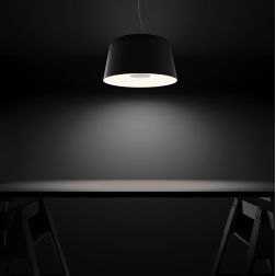 DELFI LAMPADARIO A SOSPENSIONE D45 CM LED 20W LUCE 2700K-3000K 5 COLORI DESIGN MODERNO LINEA LIGHT