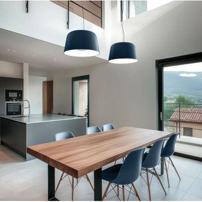 DELFI LAMPADARIO A SOSPENSIONE D65 CM LED 32W LUCE 2700K-3000K 5 COLORI DESIGN MODERNO LINEA LIGHT