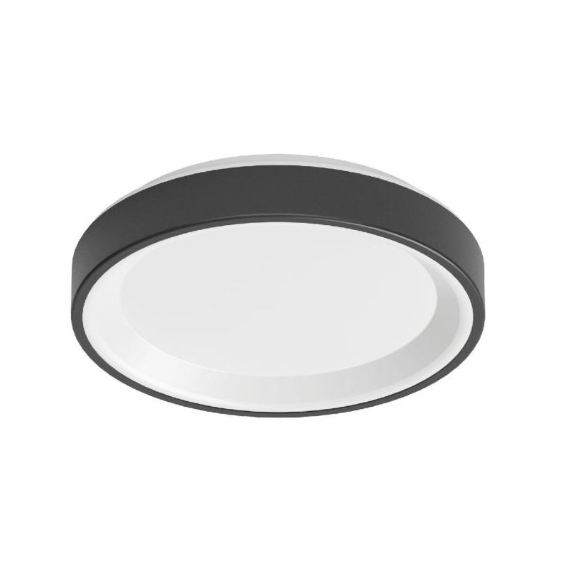 ISIDE PLAFONIERA APPLIQUE D35 CM LED 24W LUCE 2700K-3000K 3 COLORI MODERNA MADE IN ITALY LINEA LIGHT