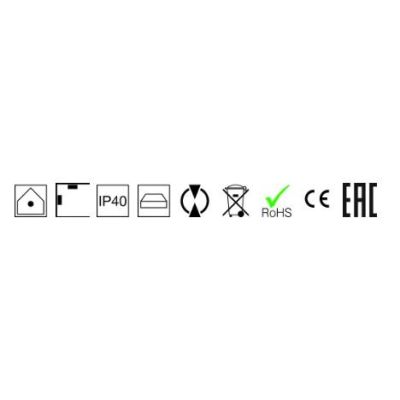 ISIDE PLAFONIERA APPLIQUE D35 CM LED 24W LUCE 2700K-3000K 3 COLORI MODERNA MADE IN ITALY LINEA LIGHT