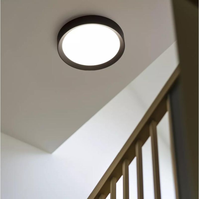 TARA PLAFONIERA ROTONDA MEDIA D41 BIANCA LED 33W LUCE 3000K DELLA LINEA LIGHT Linea Light - Cristalensi Shop Online
