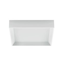 TARA PLAFONIERA PICCOLA QUADRATA BIANCA LED 23W LUCE 3000K DELLA LINEA LIGHT Linea Light - Cristalensi Shop Online