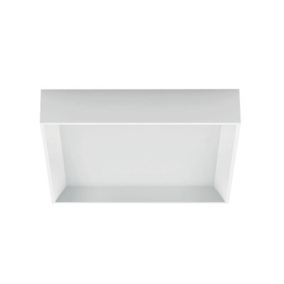 TARA PLAFONIERA PICCOLA QUADRATA BIANCA LED 23W LUCE 3000K DELLA LINEA LIGHT Linea Light - Cristalensi Shop Online