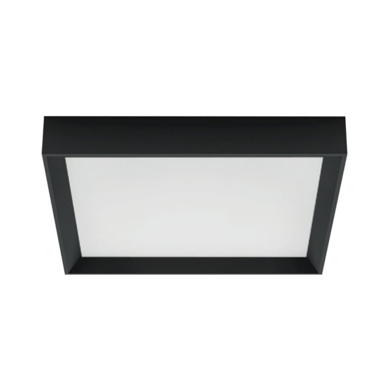 TARA PLAFONIERA MEDIA QUADRATA BIANCA LED 33W LUCE 3000K DELLA LINEA LIGHT Linea Light - Cristalensi Shop Online