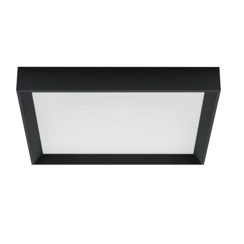 TARA PLAFONIERA GRANDE QUADRATA BIANCA LED 45W LUCE 3000K DELLA LINEA LIGHT Linea Light - Cristalensi Shop Online