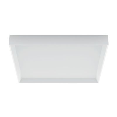 TARA PLAFONIERA GRANDE QUADRATA BIANCA LED 45W LUCE 3000K DELLA LINEA LIGHT Linea Light - Cristalensi Shop Online