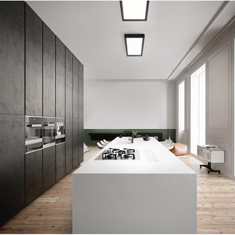 TARA DIMM PLAFONIERA RETTANGOLARE 54X29 DIMMERABILE LED 42W LUCE 3000K BIANCA DELLA LINEA LIGHT Linea Light - Cristalensi Shop O