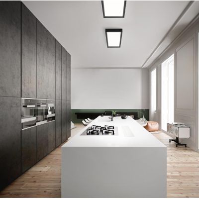 TARA DIMM PLAFONIERA RETTANGOLARE 54X29 DIMMERABILE LED 42W LUCE 3000K BIANCA DELLA LINEA LIGHT Linea Light - Cristalensi Shop O