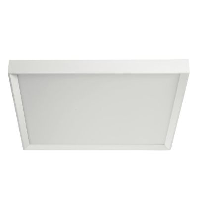 TARA MAXI PLAFONIERA QUADRATA 74X74 DIMMERABILE LED 56W LUCE 3000K BIANCA DELLA LINEA LIGHT Linea Light - Cristalensi Shop Onlin