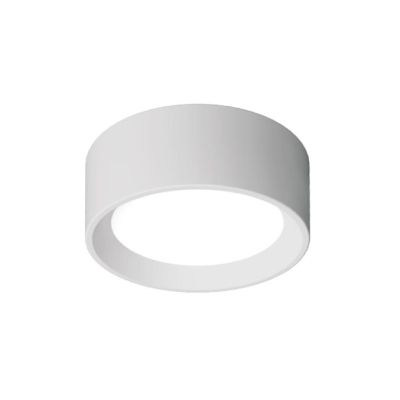 TARA MINI PLAFONIERA ROTONDA PICCOLA D16 BIANCA E NERA LED 8W LUCE 2700K-3000K LINEA LIGHT