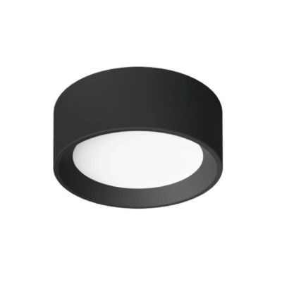 TARA MINI PLAFONIERA ROTONDA PICCOLA D16 BIANCA E NERA LED 8W LUCE 2700K-3000K LINEA LIGHT
