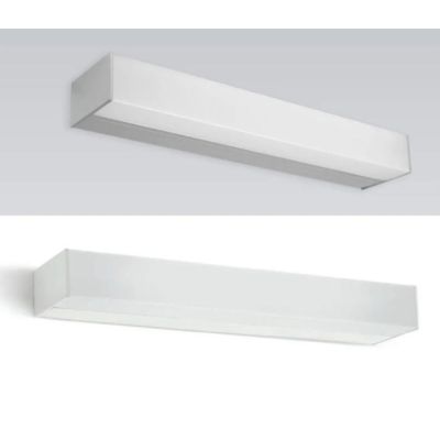 KIOO LAMPADA DA SPECCHIO 2 MISURE IN ALLUMINIO 2 COLORI IP44 LED INTEGRATO LUCE 3000K MODERNA
