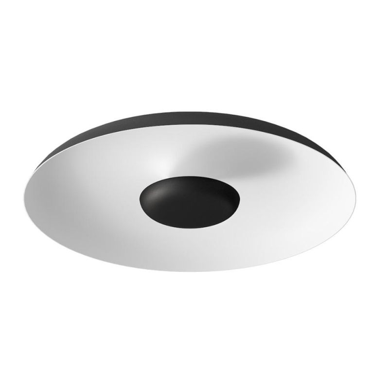 BASIN PLAFONIERA D48 CM ALLUMINIO 5 COLORI LED 35W LUCE 2700K-3000K DESIGN MODERNO LINEA LIGHT