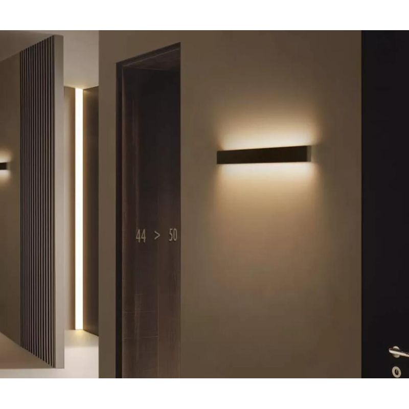 SATORI APPLIQUE BIANCA O NERA IN 3 MISURE LED INTEGRATO LUCE 2700K-3000K DIMMERABILE MADE IN ITALY